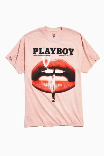 T shirt lèvres de Playboy Urban Outfitters Canada