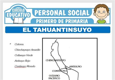 Mapa Del Tahuantinsuyo Para Colorear Kulturaupice