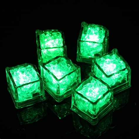 Light Up Ice Cubes 12 Pack Multi Color Led Ice Cubes For Drinks With