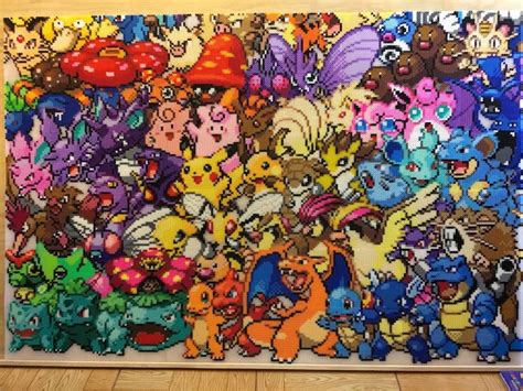 Pokemon 150 Beads First Gen Mural By Jet306 On Deviantart Pokemon