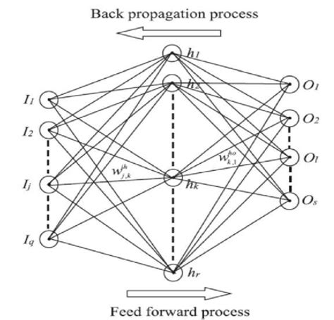 Example Of A Feed Forward Back Propagation Neural Network Reprinted