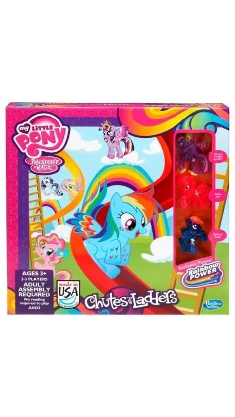 Chutes And Ladders My Little Pony Board Game Exclusive 1824618689