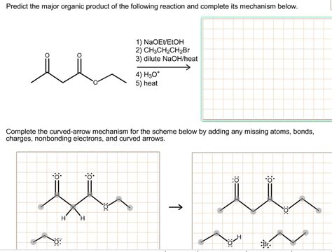 SOLVED Predict The Major Organic Product Of The Following Reaction And