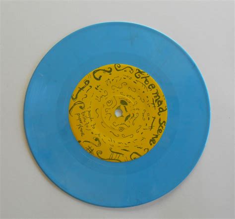 Sky Blue Colored Record Opaque 7 Inch Vinyl Record Colored Vinyl