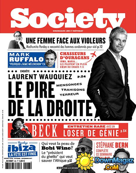 Society 26 Octobre 2017 No 68 Download Pdf Magazines French