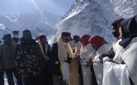 Rituals During Snow Festival Performed The Tribune India