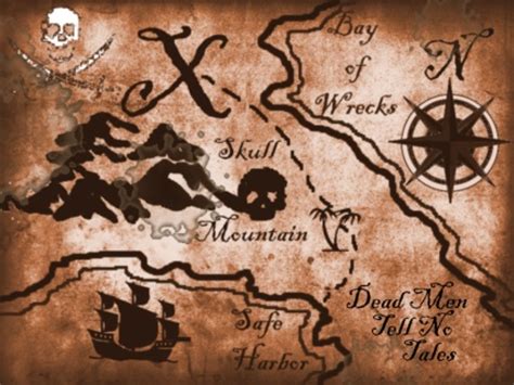 nonis crafts pirate treasure map
