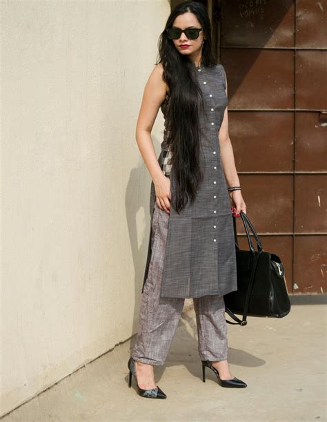 Monochrome Mondays Indian Formals For The Office Chiconomical