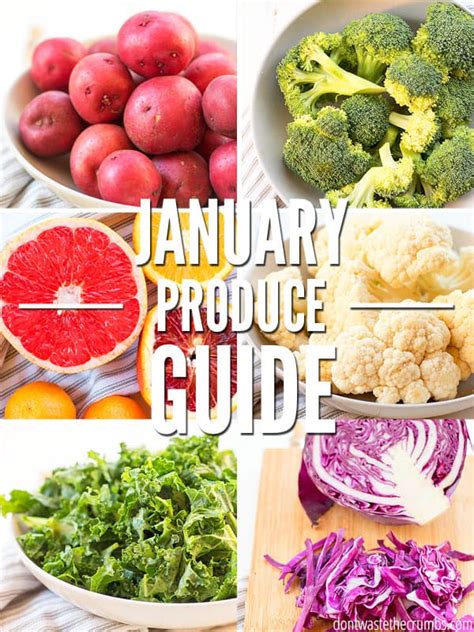 In Season Produce For January Dont Waste The Crumbs