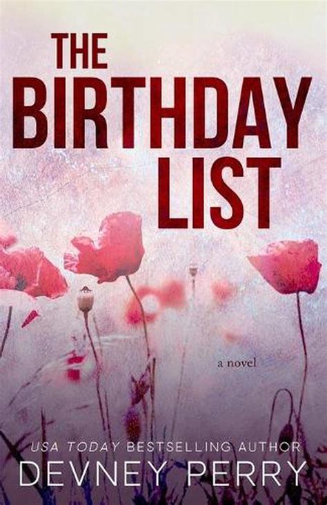 The Birthday List By Devney Perry English Paperback Book Free