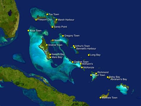 Detailed Map Of The Bahamas Facts About The Bahamas Flag Best