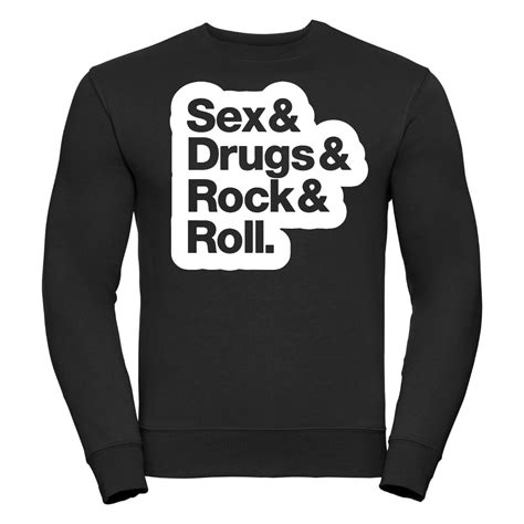 bluza męska przez głowę sex drugs and rock n roll sdbl194 street design koszulki bluzy