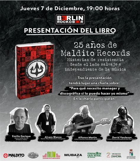 Presentación Del Libro 25 Años De Maldito Records Zinq