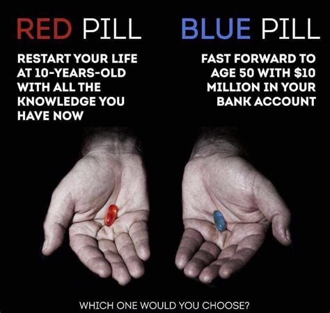 i d take the red pill and have way more than 10 million by 28 r bitcoin