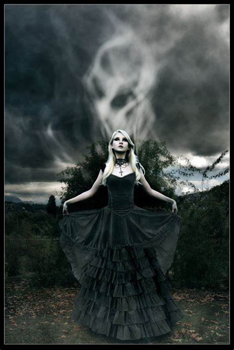 Black Witch Omen Gothic Fantasy Art Beautiful Dark Art Dark Fantasy