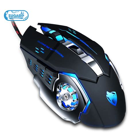 Cod T Wolf Professional Computer Gaming Mouse 8d 3200dpi Adjustable