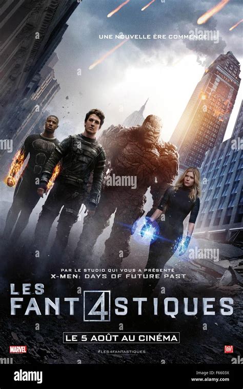 The Fantastic Four Year 2015 Usa Director Josh Trank Movie Poster