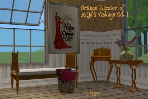 Mod The Sims 2 Recolors Of Anyes Vintage Set I