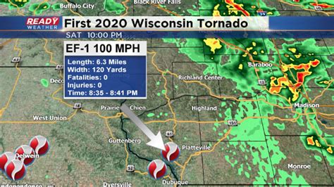 Wisconsin Records First Tornado Of 2020