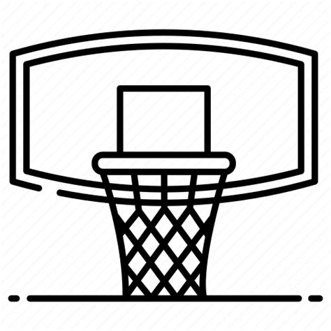 Backboard, basketball goal, basketball hoop, basketball net, basketball stand icon - Download on ...