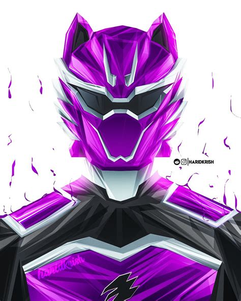 Power Rangers Jungle Fury Purple Ranger