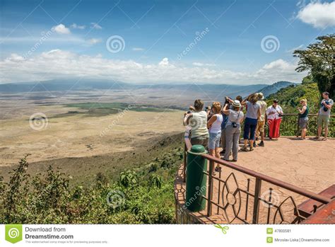 View Over Ngorongoro Conservation Area Editorial Photo
