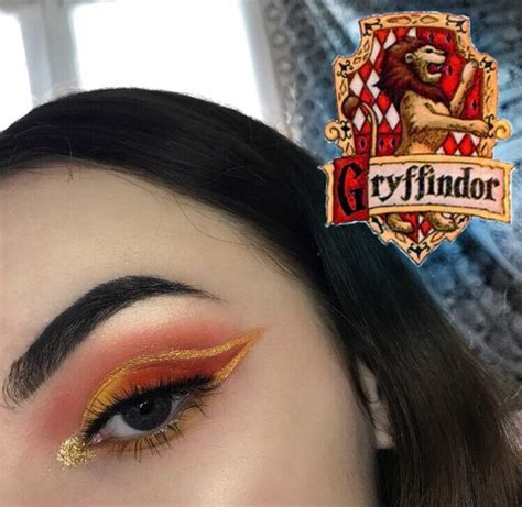 Makeupchloo Gryffindor Makeup Harry Potter Makeup Gryffindor