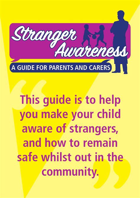 Stranger Awareness A Guide For Parents And Carers By Greater