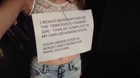 Dress Code Protest Signs Mickey Stack