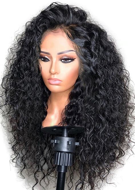 Hd Transparent Lace 13x6 Loose Curly Lace Front Wig 180 Density