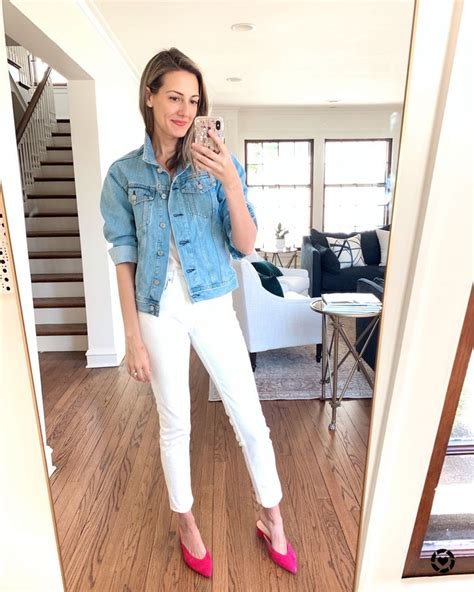 White Jeans Styling Style Ideas Wear To Work White Jeans Fashion