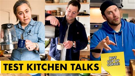 watch pro chefs make their favorite coffee at home test kitchen talks bon appétit