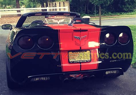 C6 Corvette Gm Full Length Dual Racing Stripe 2 All C6s