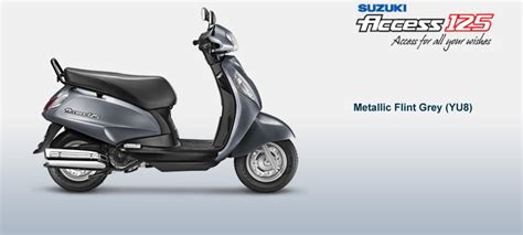 The access se 125 comes in all new vibrant matte finishes such as metallic fibroin grey, metallic matt black and pearl mirage white. SUZUKI Access 125 Price in India, Reviews, Details ...