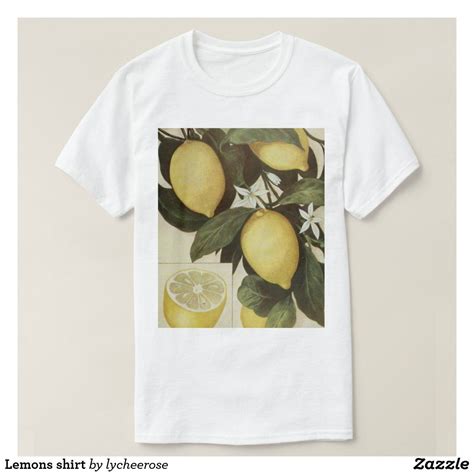 Lemons Shirt Zazzle Lemon Shirt Lemons Shirts