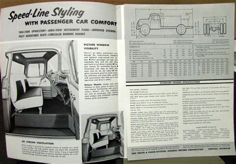 1955 Gmc Gasoline Truck Models M 340 And M 340 8 Original Sales Etsy