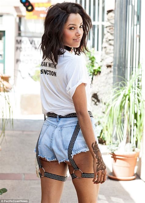 Kat Graham Shows Off New Henna Body Art In A Pair Of Shorts With