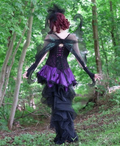 Dark Fairy Costume Devious Gothic Fairy Burlesque Costume Etsy