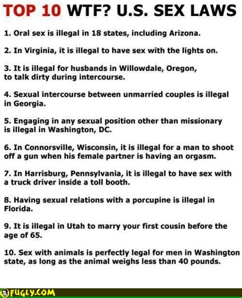 top 10 united states sex laws random images fugly