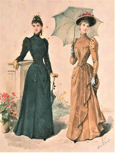 La Mode Illustree 1891 1890s Fashion Fashion History Victorian