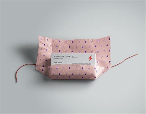 business cards  wrapping paper mockup mockup world