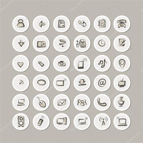 It Icons Collection For Your Design Stock Vector Image By ©kudryashka