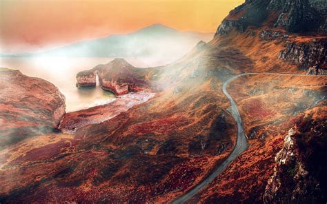 Amazing Mountain Road Wallpaper Hd Nature 4k Wallpapers Images And