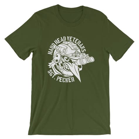 Sgt Pecker T Shirt Hard Head Veterans