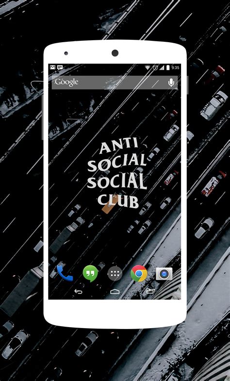 illussion anti social social club logo wallpaper