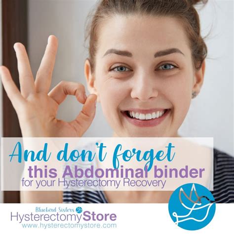 And Dont Forget This Abdominal Binder Hysterectomy Store Blog