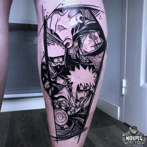 Manga Style Naruto Themed Tattoo By Nourstattoo On Ig Rnaruto