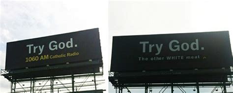 Vandals Allegedly Tamper With Try God Billboard In Boston