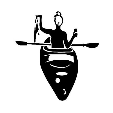 Kayak Vinyl Decal Sticker By Greatlakesdecals On Etsy Kayak Stickers