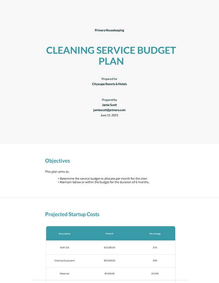 23 Budget Plan Templates Free Downloads